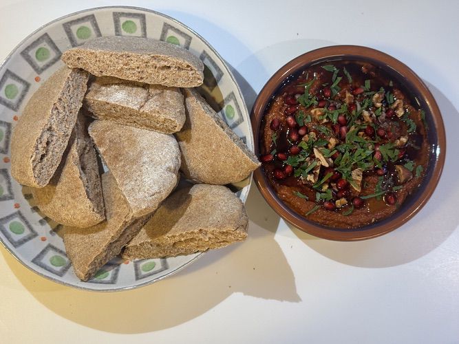 Nourished-By-Nia-Homemade-Pitta-Breads-Muhamarra